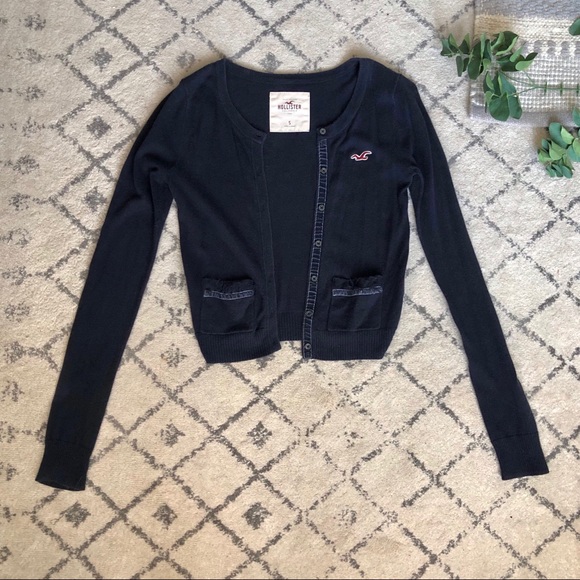 Button up cropped cardigan - Picture 1 of 2